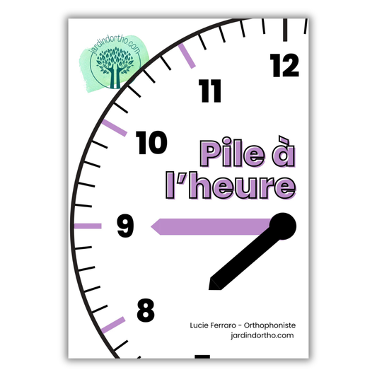 Pile à l'heure