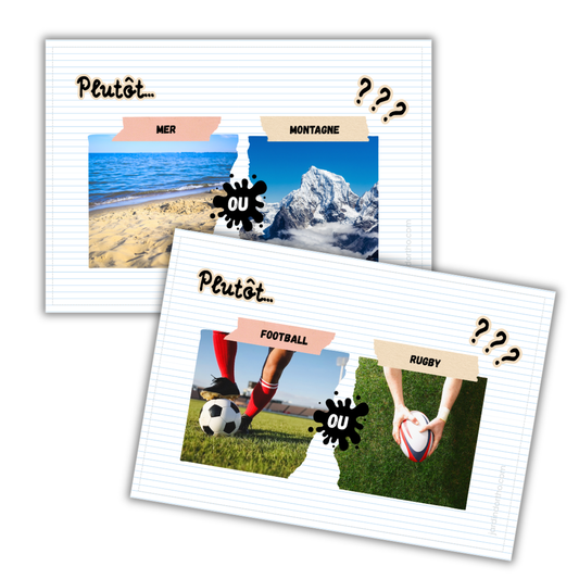 À vous de choisir !