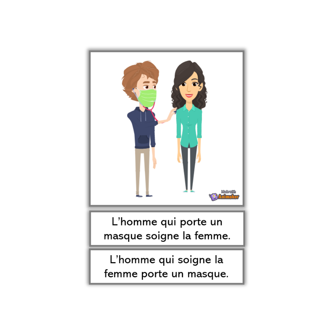 Cartoon - Ressources de rééducation des troubles syntaxiques