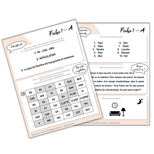 Articula'sons - Tome 2 - De la syllabe au discours