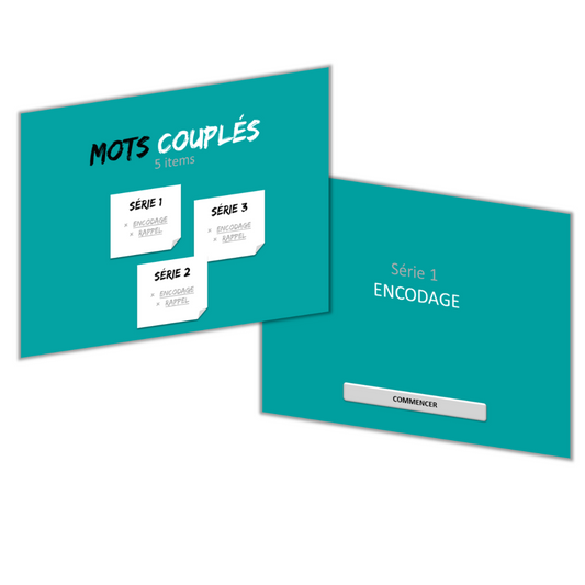 Mots-couplés sur ordinateur