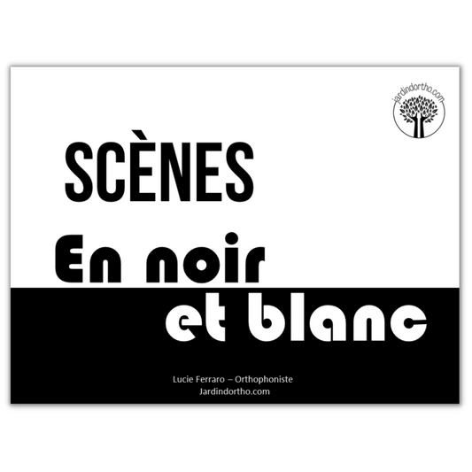 Scènes en noir et blanc