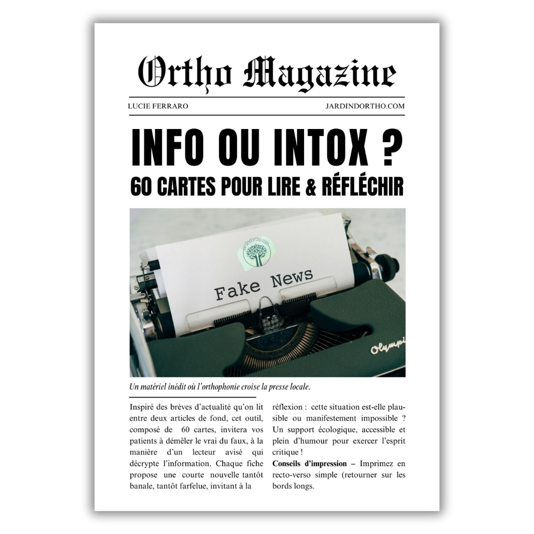 Info ou intox ? – jardindortho