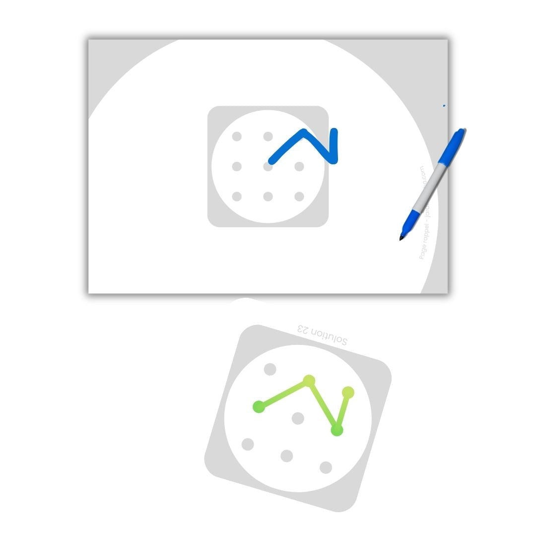 Constell'Action - Mémoire de travail, 100% non verbale