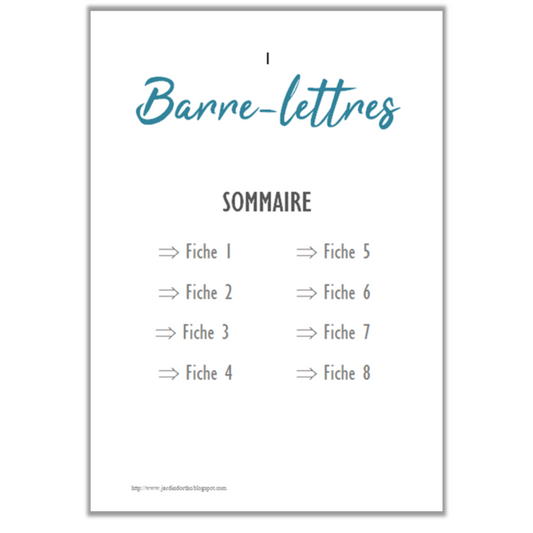 Barre-lettres