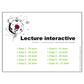 Lecture interactive