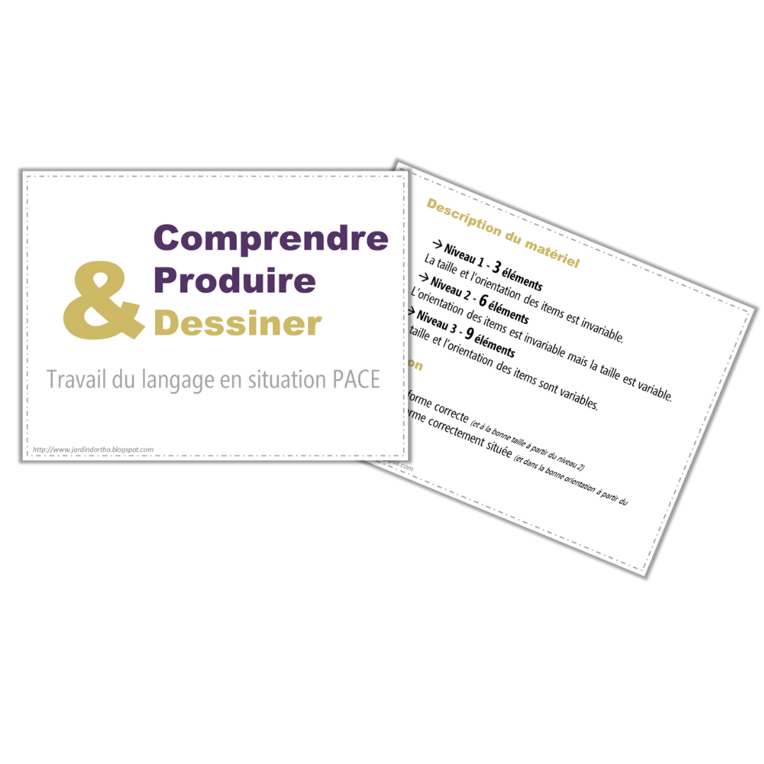 Boîte de Comprendre, produire et dessiner