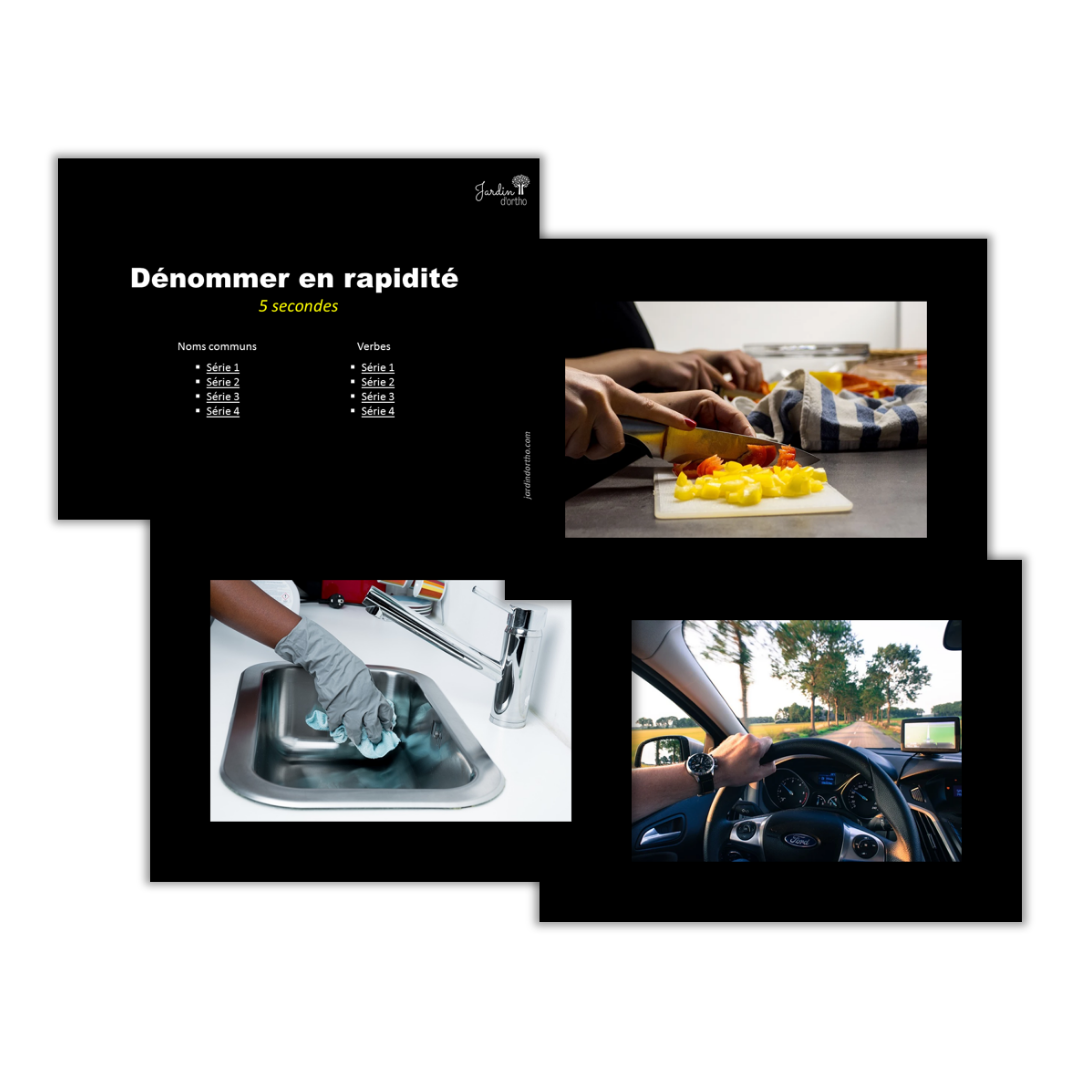 Boîte de Dénommer en rapidité