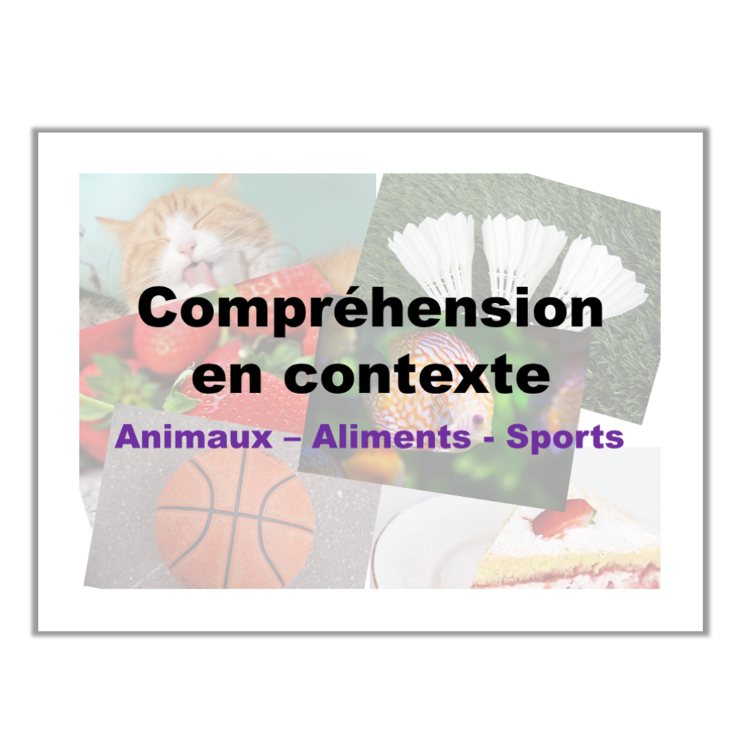 Boîte de Compréhension en contexte