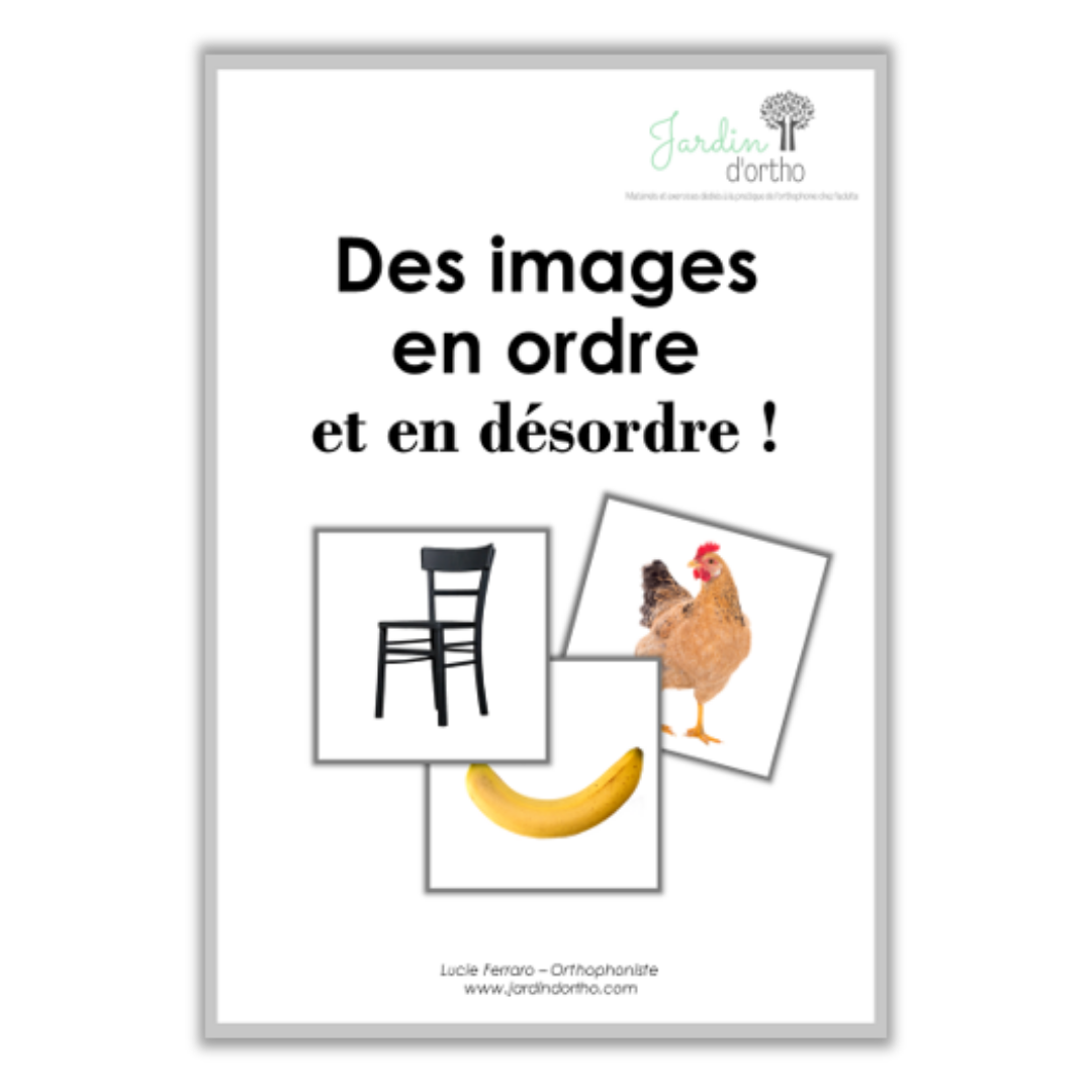 Boîte de Des images en ordre et en désordre